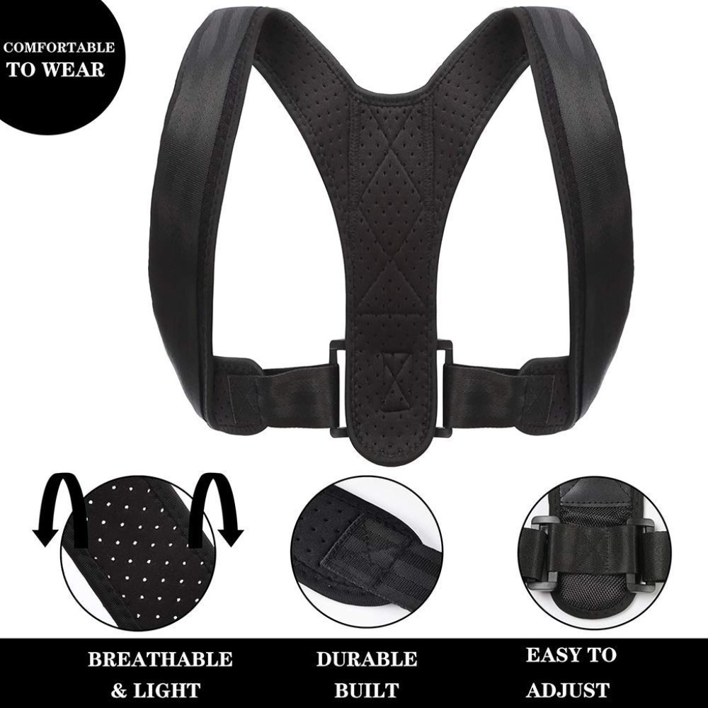 Posture Corrector Upper Back Brace Neck Support - Picture 4 of 7